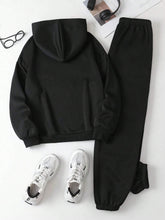 Women 2pcs Set Casual Hoody Sweatshirt And Sweatpants